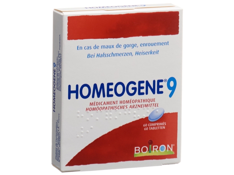 HOMEOGENE Boiron No 9 Tabl 60 Stk