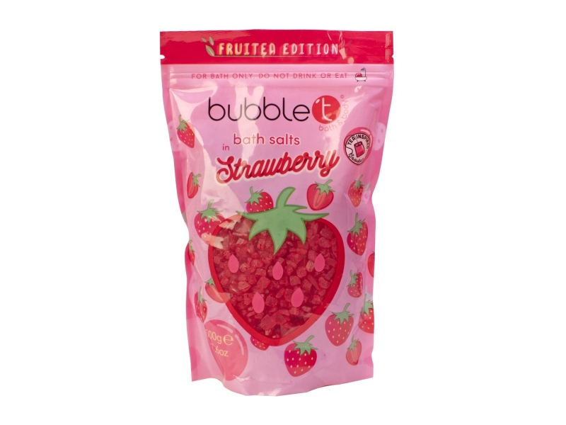 BUBBLE T Fruitea Bath Salts Strawberry 500 g