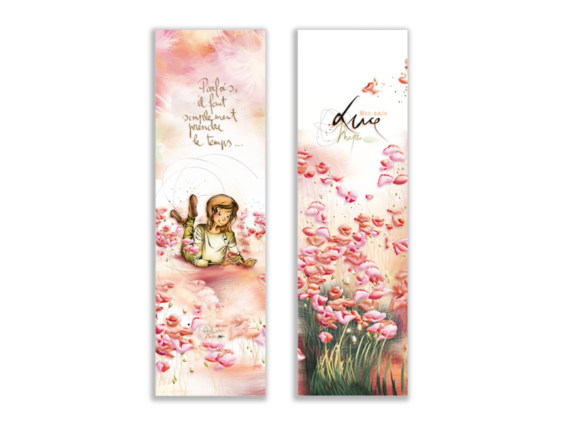 Mon amie Luce marque page