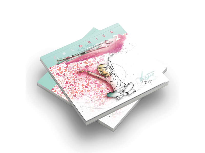 Mon amie Luce livre à colorier n°2