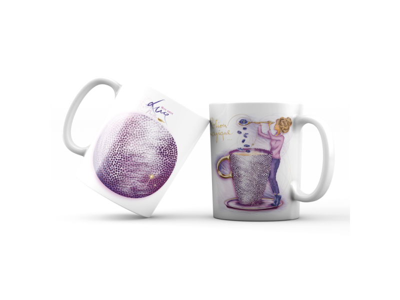Mon amie Luce mug carton 