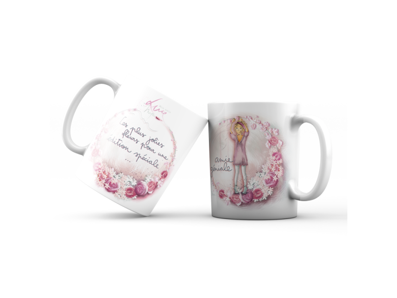 Mon amie Luce mug carton 